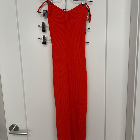 RED Salanida Knitwear Ribbed Midi Dress, xs/s - Picture 3 of 8